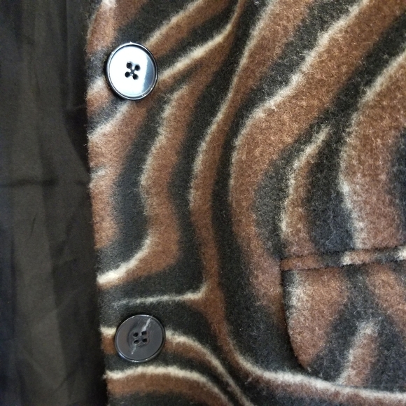 1 DAY SALE NEW NINE WEST Animal Print Coat LAST ONE - Picture 8 of 9